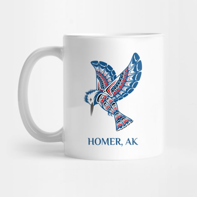 Homer Alaska Native American Kingfisher Gift by twizzler3b